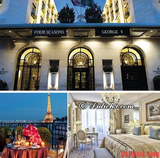 Khách sạn 5 sao ở Paris đẹp, tiện nghi đầy đủ. Nên ở khách sạn nào khi du lịch Paris? Khách sạn cao cấp ở Paris nên đặt phòng