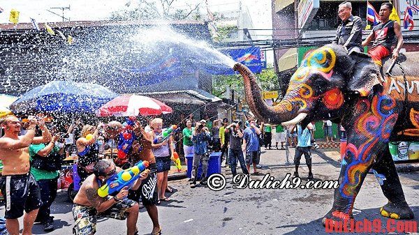 Những điều cần biết khi du lịch Thái Lan dự lễ hội té nước Songkran - Kinh nghiệm du lịch Thái Lan lễ hội té nước Songkran