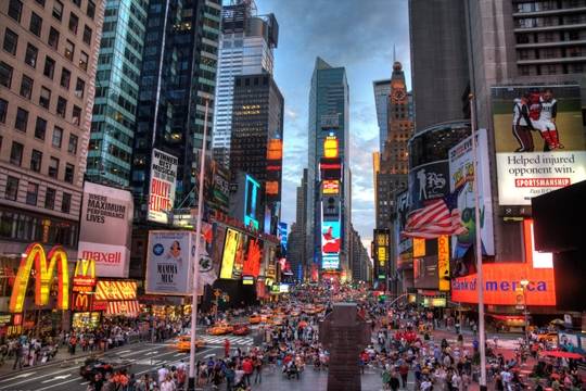 Quảng trường Times Square ở New York, Mỹ