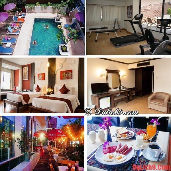 Khách sạn bình dân, giá tốt, hiện đại, chất lượng, sạch đẹp được đánh giá cao và đặt phòng nhiều nên ở khi du lịch Chiang Mai