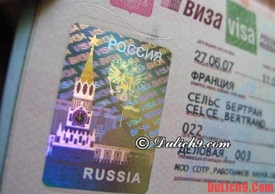 Hướng dẫn xin visa du lịch Moscow, Nga nhanh chóng và thuận lợi