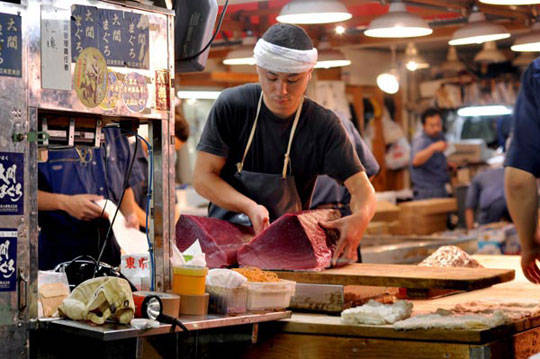 Du lịch Tokyo - Nhật Bản - Chợ cá Tsukiji - iVIVU.com