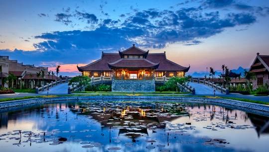 Hình ảnh một resort ở Ninh Bình