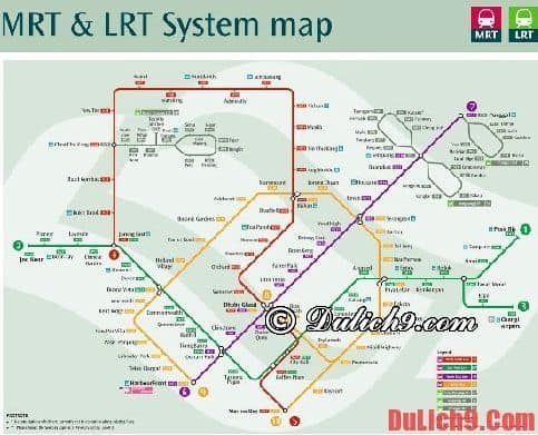  - Hướng dẫn cách di chuyển ở Singapore bằng tàu điện ngầm MRT
