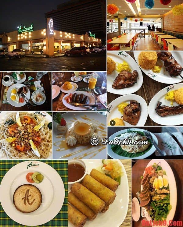 Nhà hàng Aristocrat - Địa chỉ nhà hàng ăn uống ngon, bổ, rẻ nổi tiếng ở Manila nhất định phải ghé qua