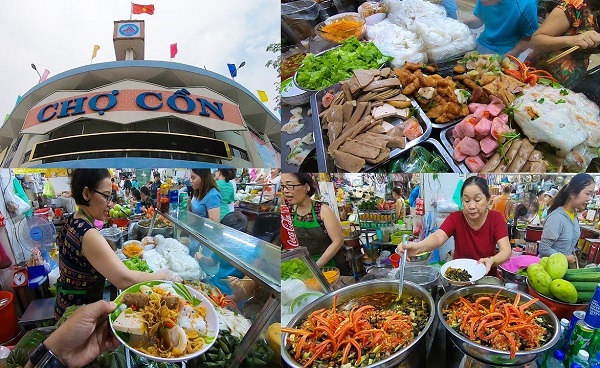 Địa điểm ăn chơi ở Đà Nẵng. Chợ Cồn