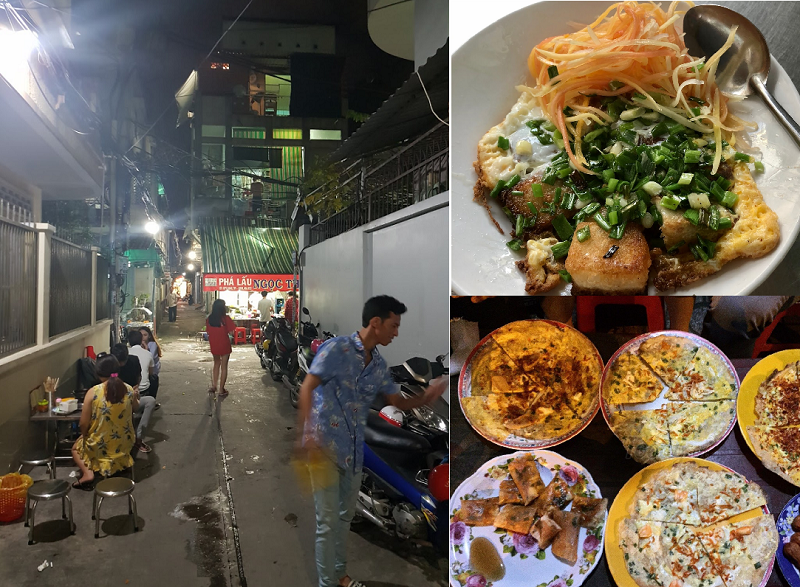 Khu ăn uống ngon rẻ Sài Gòn. Đến Sài Gòn ăn gì, ăn ở đâu ngon? Khu ăn vặt Cao Thắng - Bàn Cơ