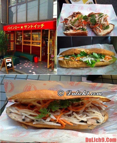 Banh mi Sandwich - Quán bánh mì Việt Nam ngon nổi tiếng nên đến một lần khi du lịch Nhật Bản