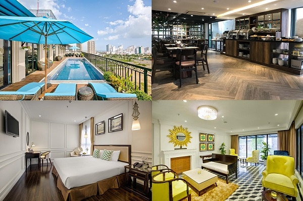Khách sạn giá rẻ, đẹp ở Đà Nẵng có hồ bơi ngoài trời. Đến Đà Nẵng ở khách sạn nào tốt? The Herriott Hotel & Suite