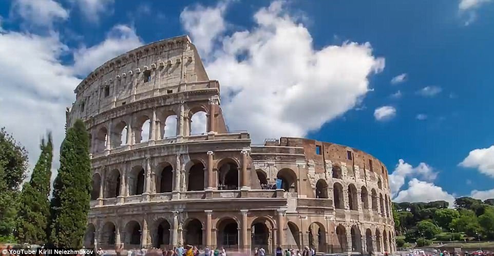 Rome qua video time-lapse anh 1