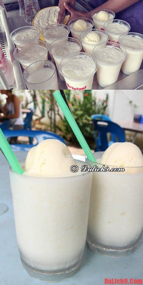Kem sữa dừa - Món ăn đường phố ngon xóa tan cái nóng mùa hè