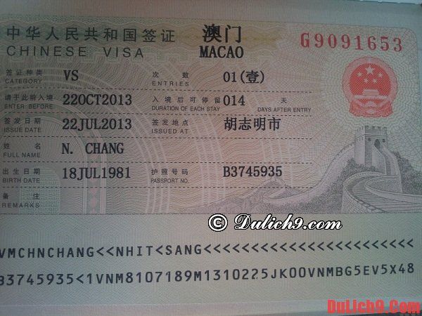 Xin visa du lịch Macao có khó không?