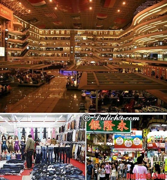 Kinh nghiệm du lịch và mua sắm ở Quảng Châu: Những địa điểm mua sắm, khu chợ, trung tâm thương mại nổi tiếng ở Quảng Châu