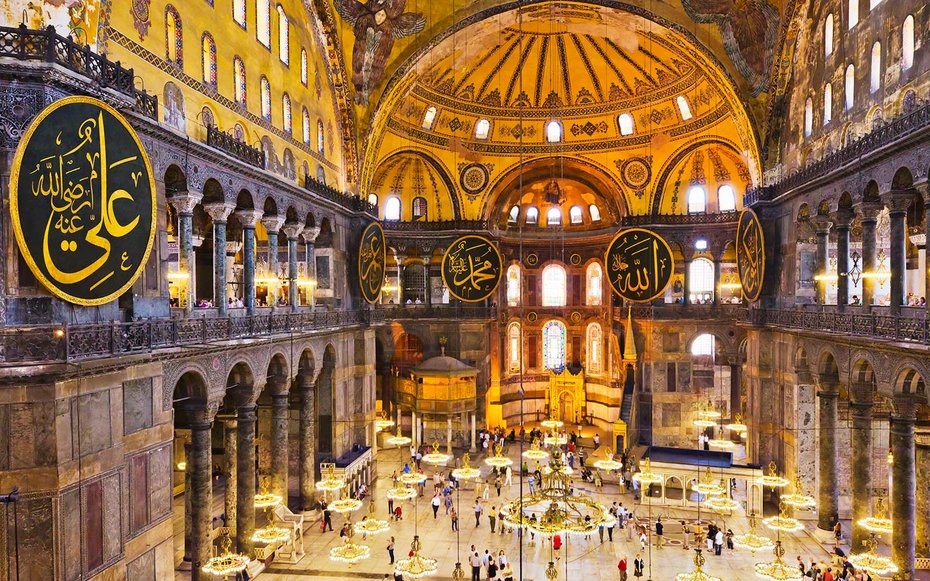 Bi mat trong nha tho Hagia Sophia anh 1