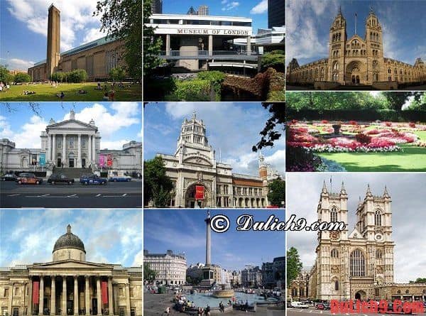 Du lịch Anh quốc nên thăm quan ở những địa điểm nào? Danh lam cảnh đẹp ở Anh Quốc - Du lịch Anh Quốc nên đi đâu chơi, tham quan?