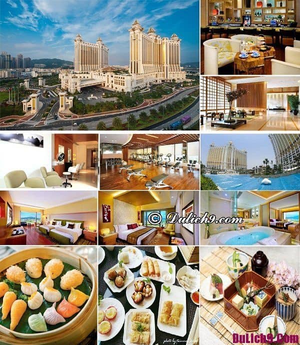 Khách sạn độc đáo, chất lượng dịch vụ và tiện nghi cao cấp, sang trọng, hiện đại được yêu thích nhất Macao, Trung Quốc