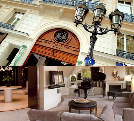 Khách sạn Park Hyatt, Vendome, Paris