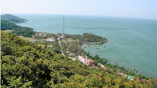 Biển Mũi Nai - Hà Tiên nhìn từ trên cao