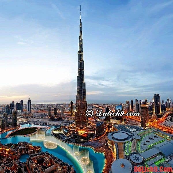 Burj Khalifa - Du lịch Dubai khám phá tòa tháp cao nhất thế giới