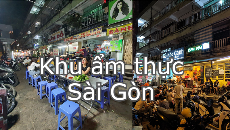 Khu ẩm thực Sài Gòn ngon, nổi tiếng, giá bình dân. Địa điểm ăn chơi Sài Gòn. Đường Sư Vạn Hạnh