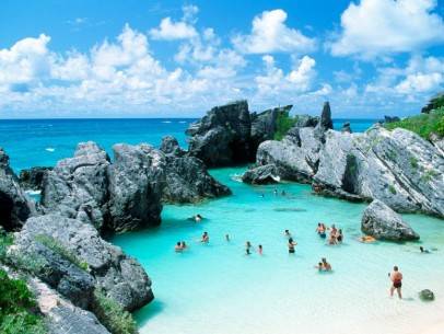 Một bãi biển tuyệt đẹp ở Caribê