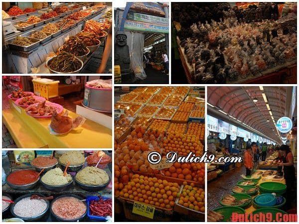  Chợ truyền thống Jeju Dongmun - Du lịch đảo JeJu mua sắm ở khu chợ lớn nhất nhì Hàn Quốc