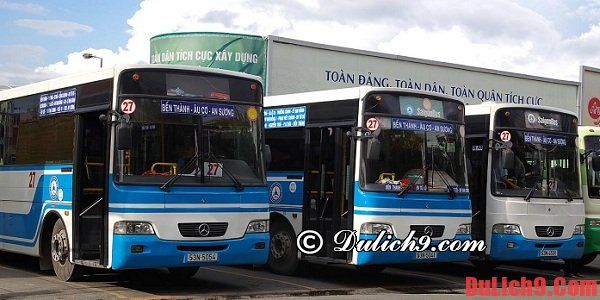 Kinh nghiệm đi xe bus khi du lịch Sài Gòn: Đi xe bus khi du lịch Sài Gòn như thế nào?
