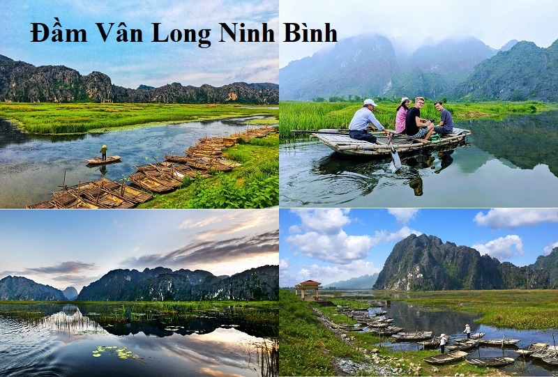 Kinh nghiệm du lịch Ninh Bình: địa điểm tham quan đẹp ở Ninh Bình. Đầm Vân Long