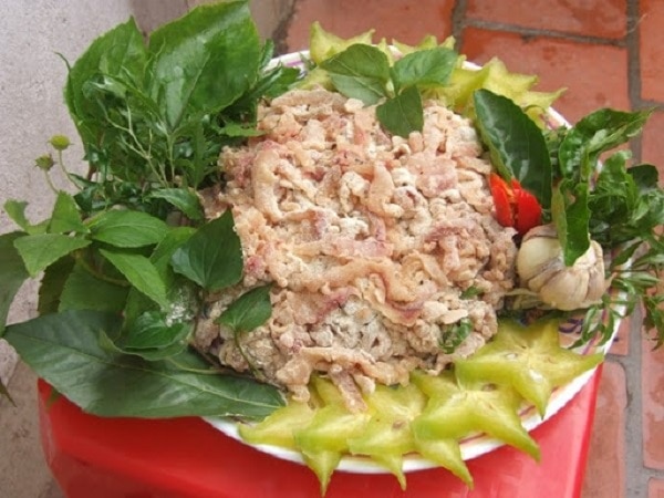 Món ăn ngon ở Ninh Bình, gỏi cá nhệch