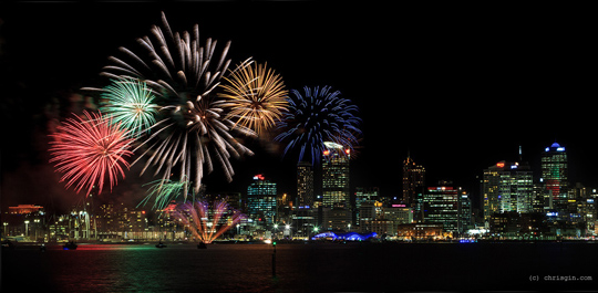 Bắn pháo hoa ở Auckland - New Zealand - iVIVU.com