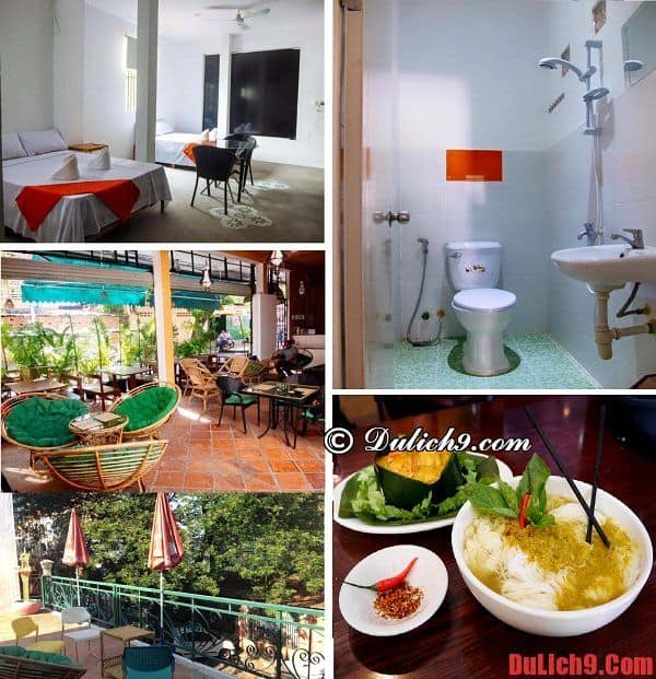 Khách sạn bình dân, giá tốt, view đẹp, yên tĩnh, giao thông thuận tiện, đồ ăn ngon nên ở khi du lịch Phnom Penh