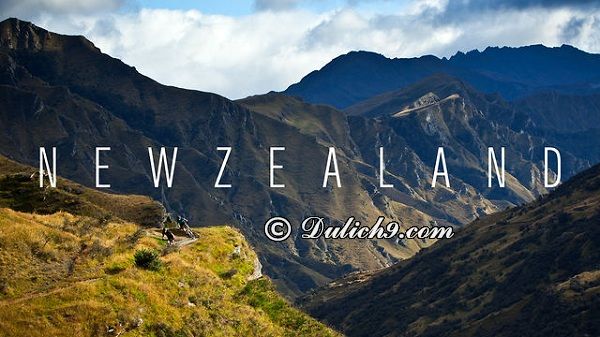 Điểm du lịch, tham quan, khi du lịch New Zealand