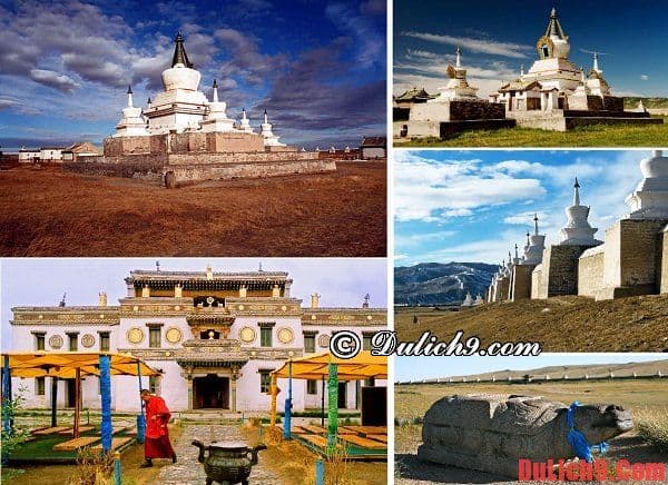Tu viện Phật giáo Erdene-Zuu - Du lịch Mông Cổ chiêm ngưỡng những điểm đến lý tưởng và kỳ thú. Địa điểm du lịch nổi tiếng ở Mông Cổ. Du lịch Mông Cổ nên đi đâu chơi?