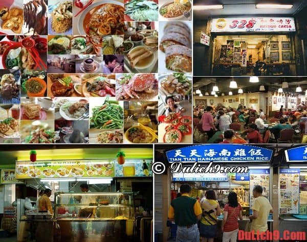 Kinh nghiệm ăn uống khi du lịch Singapore. Những địa điểm ăn uống giá rẻ nên đến khi du lịch Singapore