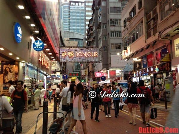 Những khu vực mua sắm bình dân nên đến khi du lịch Hồng Kông