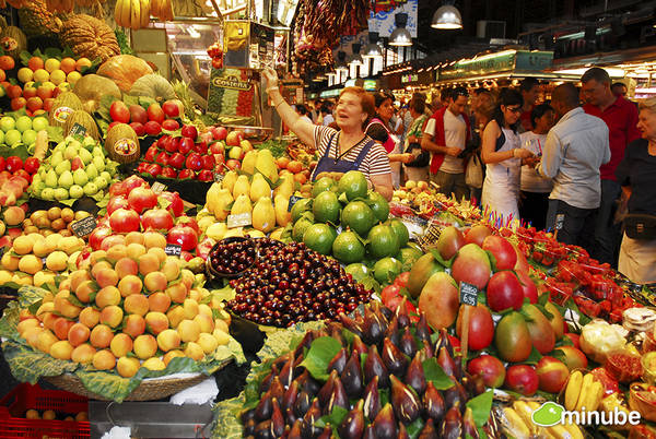 Chợ Boqueria, Barcelona, Tây Ban Nha