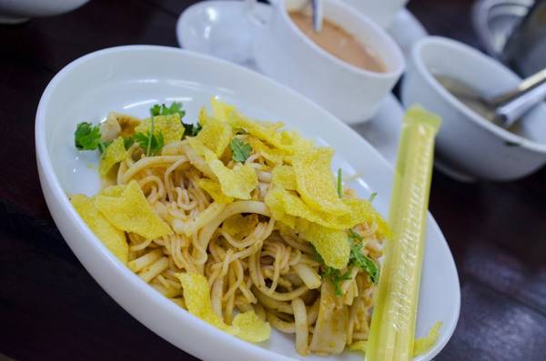 Món mỳ Nangyi thoke thơm ngon.