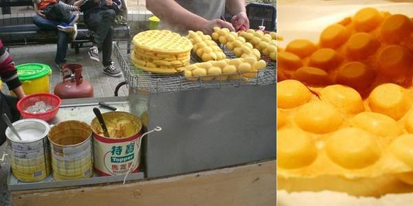<strong>Gai Daan Jai (Bánh quế trứng): </strong>Được bày bán trên những con phố khắp Hong Kong, Gai Daan Jai hấp dẫn du khách với vị trứng đậm đà và giòn tan.
