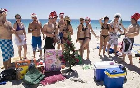 Dịp Noel ở Châu Úc vào mùa hè nên người dân có thói quen ăn những món nguội