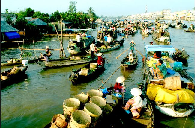 Về Miền Tây ghé thăm Chợ nổi Cái Bè - Tiền Giang