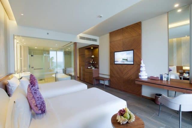 Khu phòng nghỉ hiện đại tại khách sạn Seashells Phu Quoc (Ảnh ST)