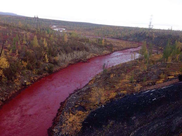 Siberia có tới 4 con sông nằm trong top 10 sông dài nhất thế giới, lần lượt là Ob, Amur, Lena và Yenisei. Thế nhưng được nhắc tới nhiều hơn cả lại là sông Dalkdykan nhờ màu sắc đỏ như máu. Theo National Geographic, màu đỏ này có khả năng xuất phát từ một lượng lớn sắt tự nhiên trong lòng đất hoặc khởi nguồn từ sự rò rỉ hoá học. Dù nguyên nhân là gì, Dalkdykan vẫn là dòng sông đặc biệt không lẫn với bất kỳ nơi nào khác.