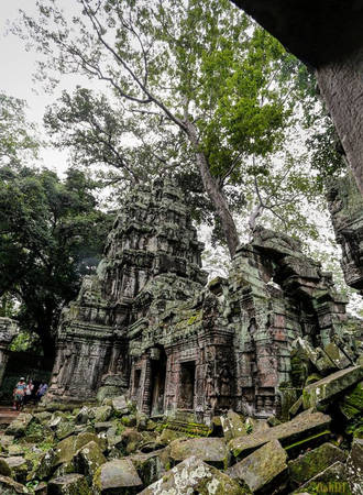 Không giống như các ngôi đền khác ở Angkor, Ta Prohm dường như rơi vào quên lãng. Ngôi đền trở nên nổi tiếng sau khi là bối cảnh trong bộ phim "Bí mật ngôi mộ cổ" với sự góp mặt của diễn viên nổi tiếng Angelina Jolie.