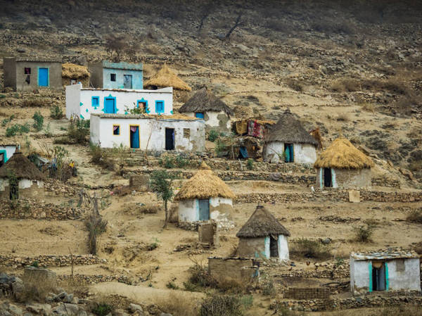 Những ngôi nhà truyền thống ở Eritrea
