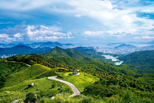 Đường MacLehose là cung đường trekking dài 100 km ở Hong Kong. Ảnh: Bay Area.