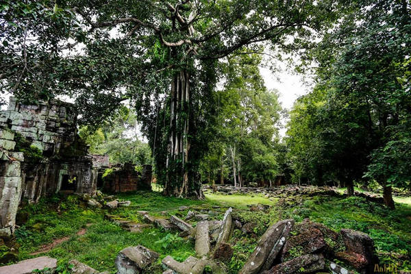 Đền Preah Khan còn có tên gọi là Jayasri (hai tên gọi này đều có ý nghĩa là "Gươm Thánh"), là một trong những ngôi đền vĩ đại của Angkor.