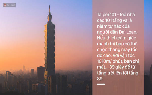 Chuẩn bị tiền bạc đầy đủ và một tinh thần "sắt đá" nếu muốn vượt qua thử thách nho nhỏ này nhé! Giá vé để lên tham quan Taipei 101 là 13-14 đô la Mỹ.