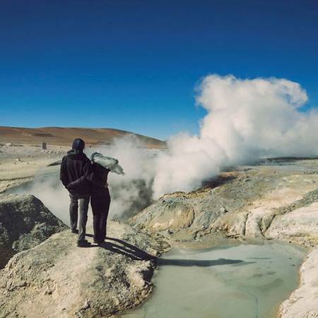 Ngày 216: Dừng chân tại Khu bảo tồn Eduardo Avaroa, Bolivia. 