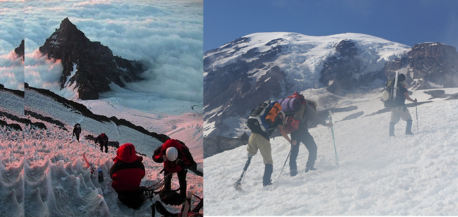 Skyline/Muir Snowfield, đỉnh Rainier, Washington