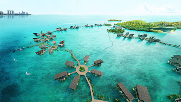 Khu nghỉ dưỡng sinh thái Funtasy Island, Indonesia là khu sinh thái lớn nhất thế giới, sẽ mở cửa vào cuối năm 2015.